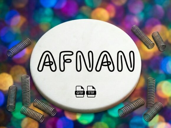 Afnan Font: Playful Typography for Designers