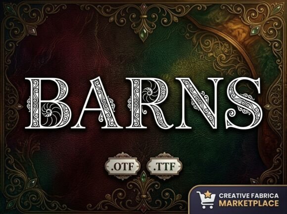 Barns Font for Elegant Campaigns
