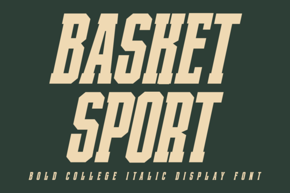 Basket Sport Italic Font Review