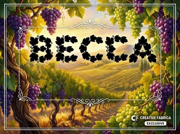 Becca Font: A Bold Statement in Design