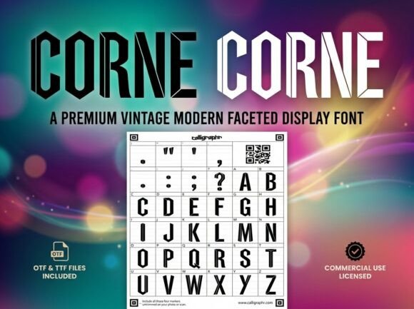 Corne: A Premium Display Font for Polished Branding