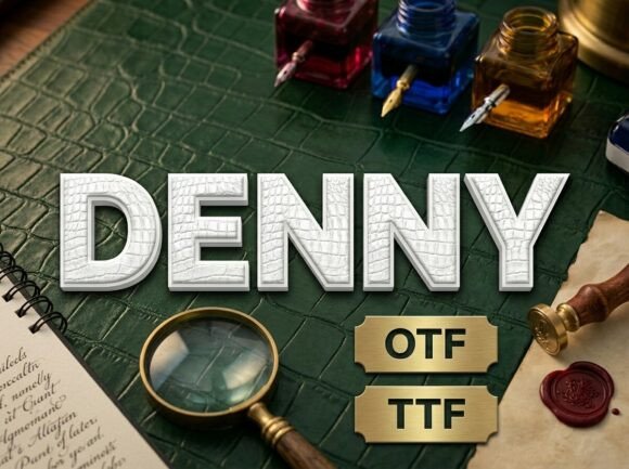 Denny Font: A Bold Statement in Display Typography