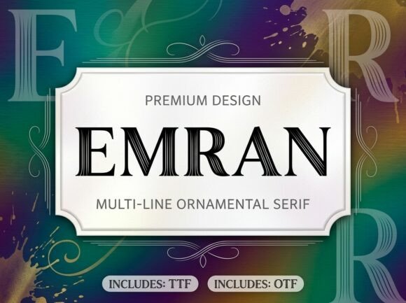 Emran: A Bold Display Font for Web Design