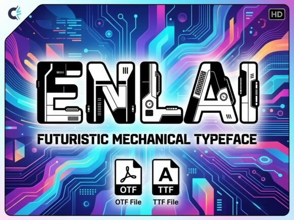 Enlai Font for Creative Projects
