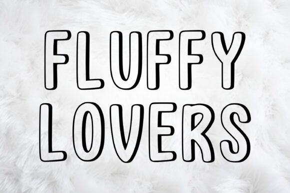 Fluffy Lovers Font for Creative Campaigns
