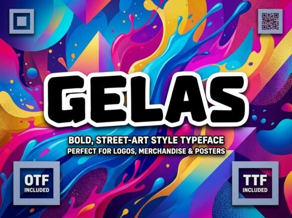 Gelas: A Display Font for Editorial Impact