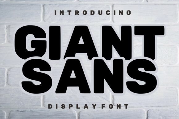 Giant Sans Font for Bold Design