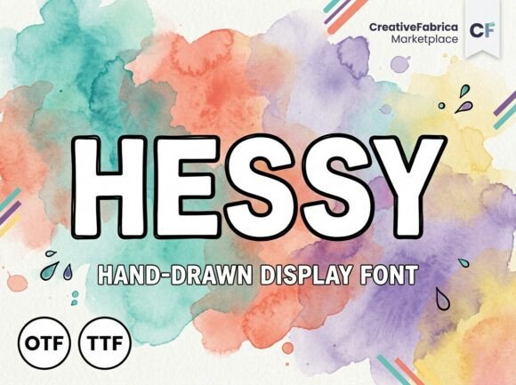 Hessy: A Bold Font for Business Branding