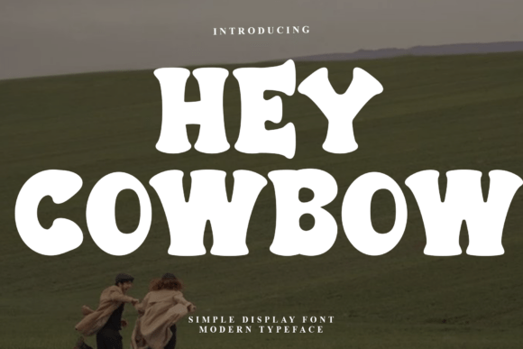 Hey Cowbow Font for Festive Branding