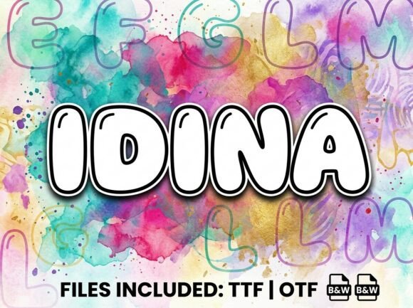 Idina Font for Editorial Design