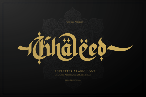 Khaleed: A Bold Font for Branding