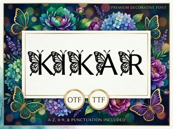 Kikar Font: Elegant Display Type