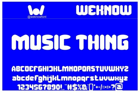 Music Thing Font for Bold Design
