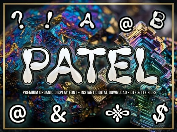 Patel: A Bold Display Font for Creative Projects
