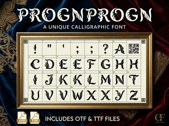 Progn: A Bold Display Font for Creative Projects