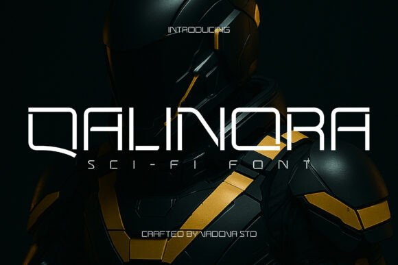 Qalinora: Futuristic Font for Creative Makers