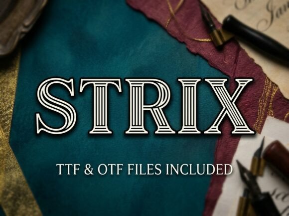 Strix Font for Creative Projects