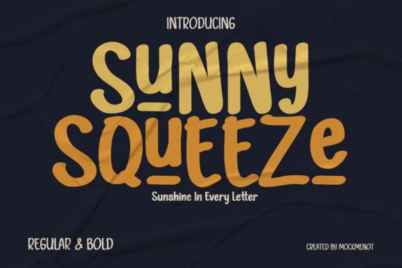 Sunny Squeeze Font Review